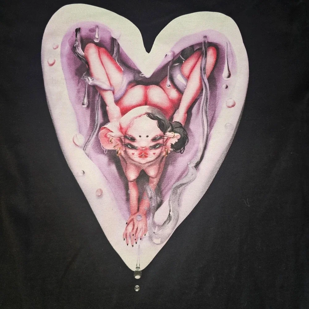 Melanie Martinez Shirt Mens Medium Black Portals Album Art Graphic Tee Music
